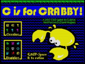 "C" is for Crabby - Menü