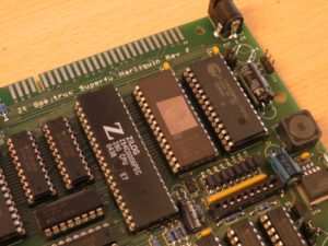 Harlequin - Interface Anschluss und Z80