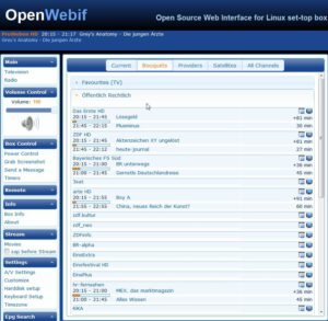 Webinterface