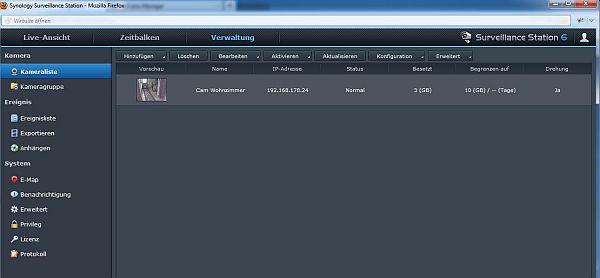 Foscam - Synology Surveillance Station kl Foscam - Synology Surveillance Station