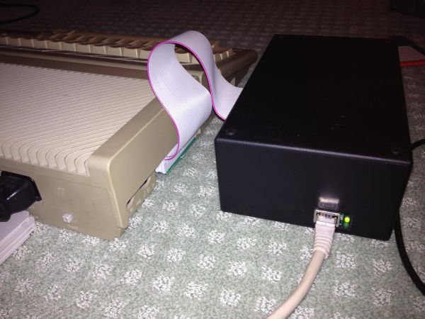 Atari EtherNEC - angeschlossen an 1040 STE Atari EtherNEC - angeschlossen an 1040 STE