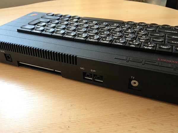 Sinclair Spectrum +48K Rückseite Sinclair Spectrum +48K Rückseite