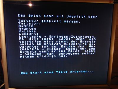 Spectranet "boot.zx" - Anzeige der Hilfedatei