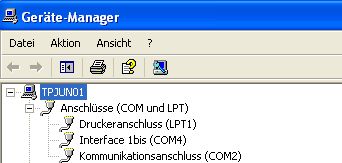 Interface 1bis - Gerätemanger