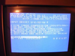 C64 PUZIP - Komprimierung wählen