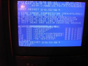 C64 PUZIP - Namen des Archivs eingeben
