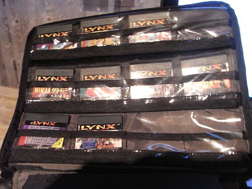 Atari Lynx - Spiele in der Lynx-Tasche