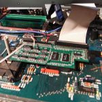 Atari 1040 STE Hauptplatine nach dem Umbau