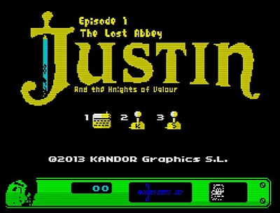 Justin and The Lost Abbey - Menü