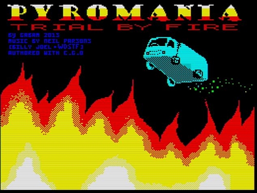 Retro: Sinclair ZX Spectrum – Spielevorstellung: PYROMANIA-TRIED BY FIRE