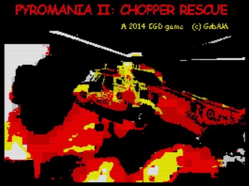 Pyromania II: Chopper Rescue [Sinclair ZX Spectrum]