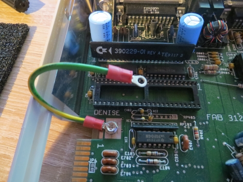 Indivision ECS - Amiga 500 Erdungskabel