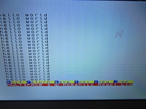 Multiface One - Menü