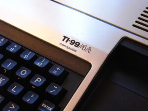 TI-99/4A Schriftzug