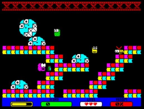 Willy The Wasp 48K - Screen