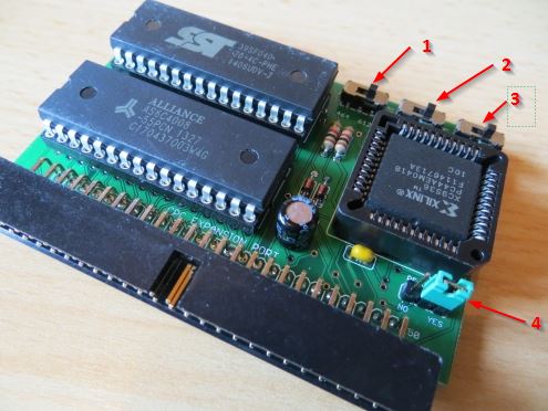 X-MEM MX4 - Schalter/Jumper