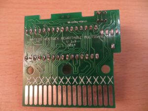 Mateos Vectrex Rewriteable Multigame Cart - Rückseite