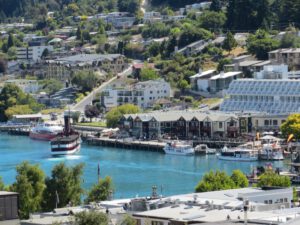 Blick auf Queenstown
