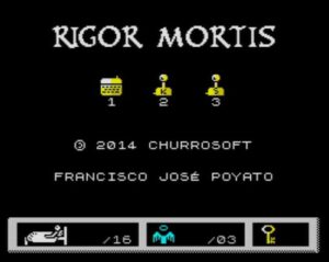 Rigor Mortis - Menü
