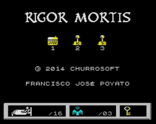 Rigor Mortis [Retro: Sinclair ZX Spectrum]
