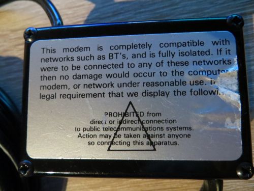 QL Modem - Unterseite