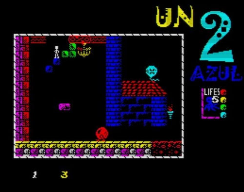 Un Dos Azul - Screen