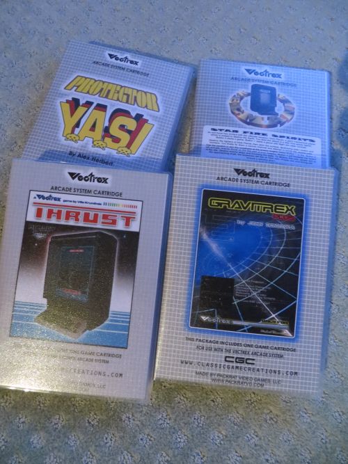 Vectrex Spiele – Packrat Video Games [Vectrex]