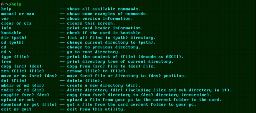 APF-02 - Hilfe-Bildschirm