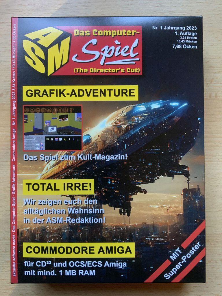 ASM - Das Computerspiel - Vorderseite