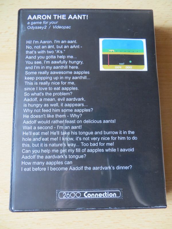 Aaron the Ant - Rückseite