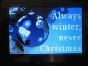 Always Winter Never Christmas - Titelscreen