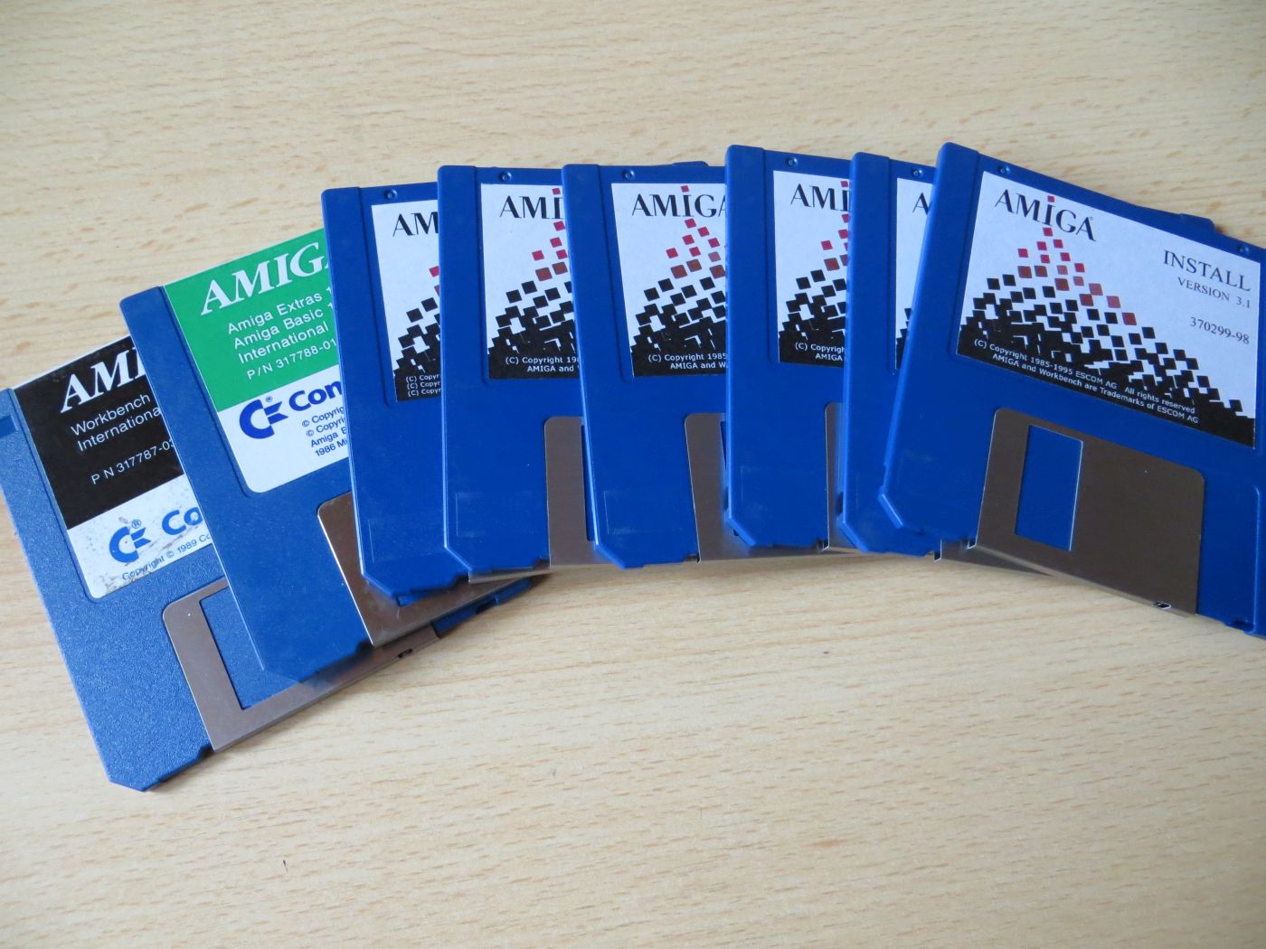 Amiga 1200 Disketten