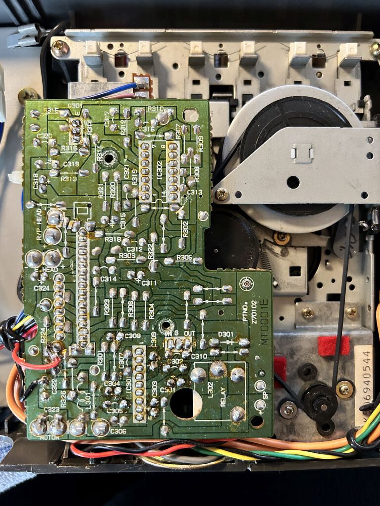 Amstrad CPC 464 - Kassettenlaufwerk innen