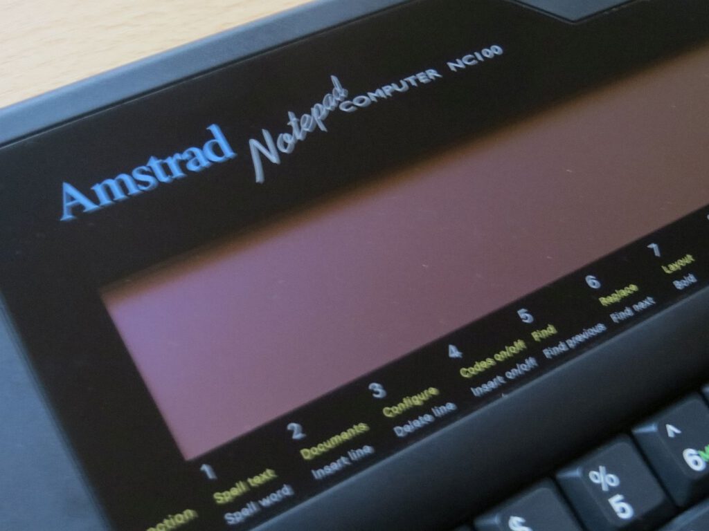 Amstrad NC100 - Screen_Logo