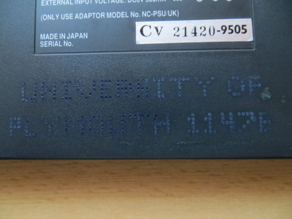 Amstrad NC100 - University Of Plymouth