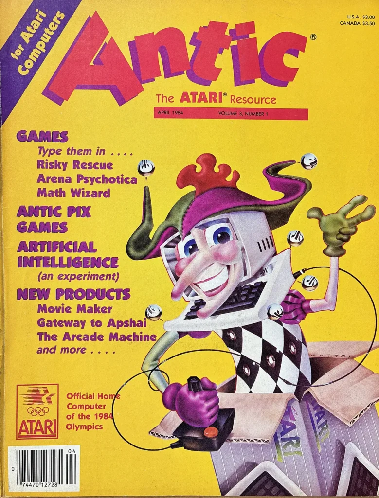 Antic April 1984 Volume 3 Number 1