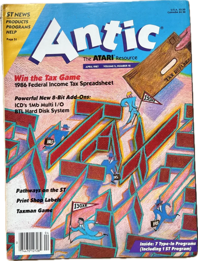 Antic April 1987 Volume 5 Number 12