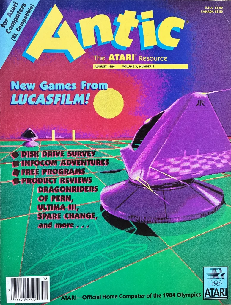 Antic August 1984 Volume 3 Number 4