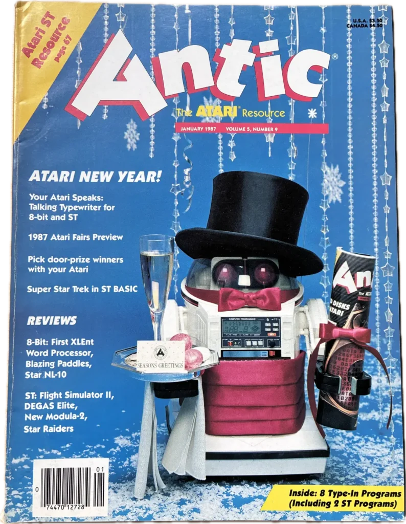 Antic January 1987 Volume 5 Number 9