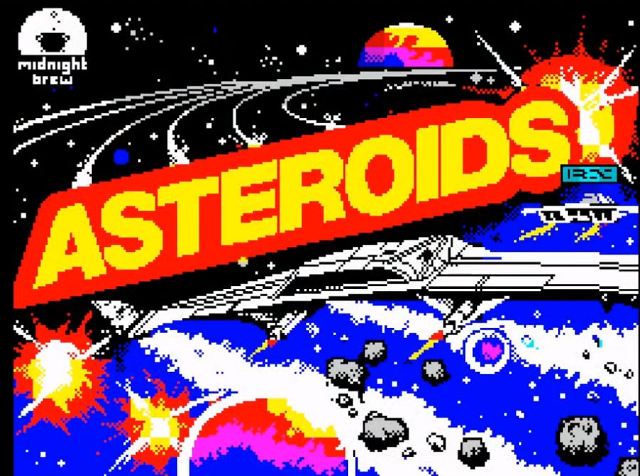 Asteroids RX - Ladescreen