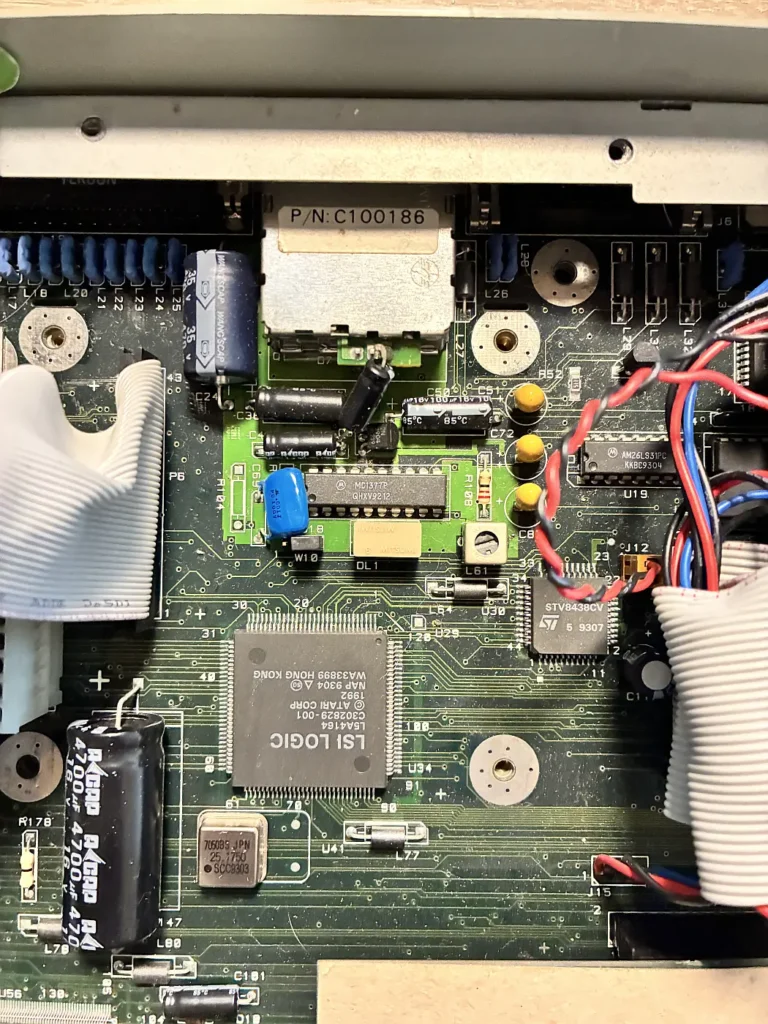 Atari Falcon030 - Platine mitte