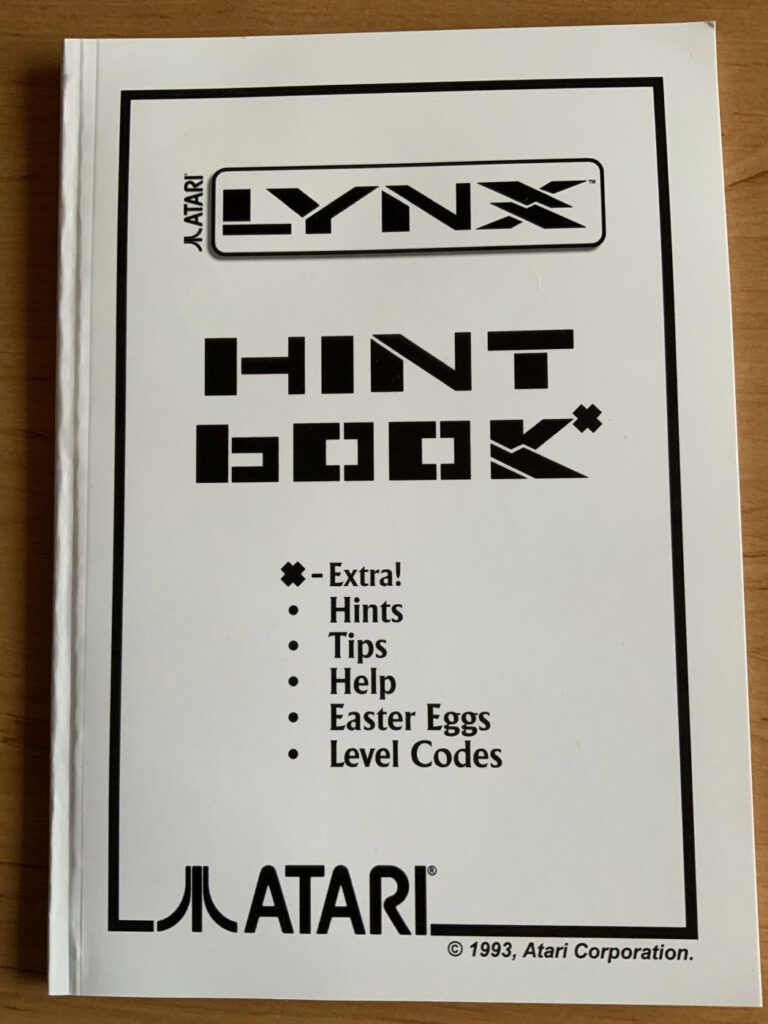 Atari Lynx Hint Book