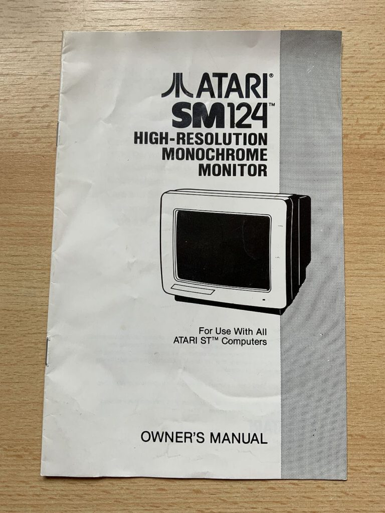 Atari SM 124 Owner's Manual