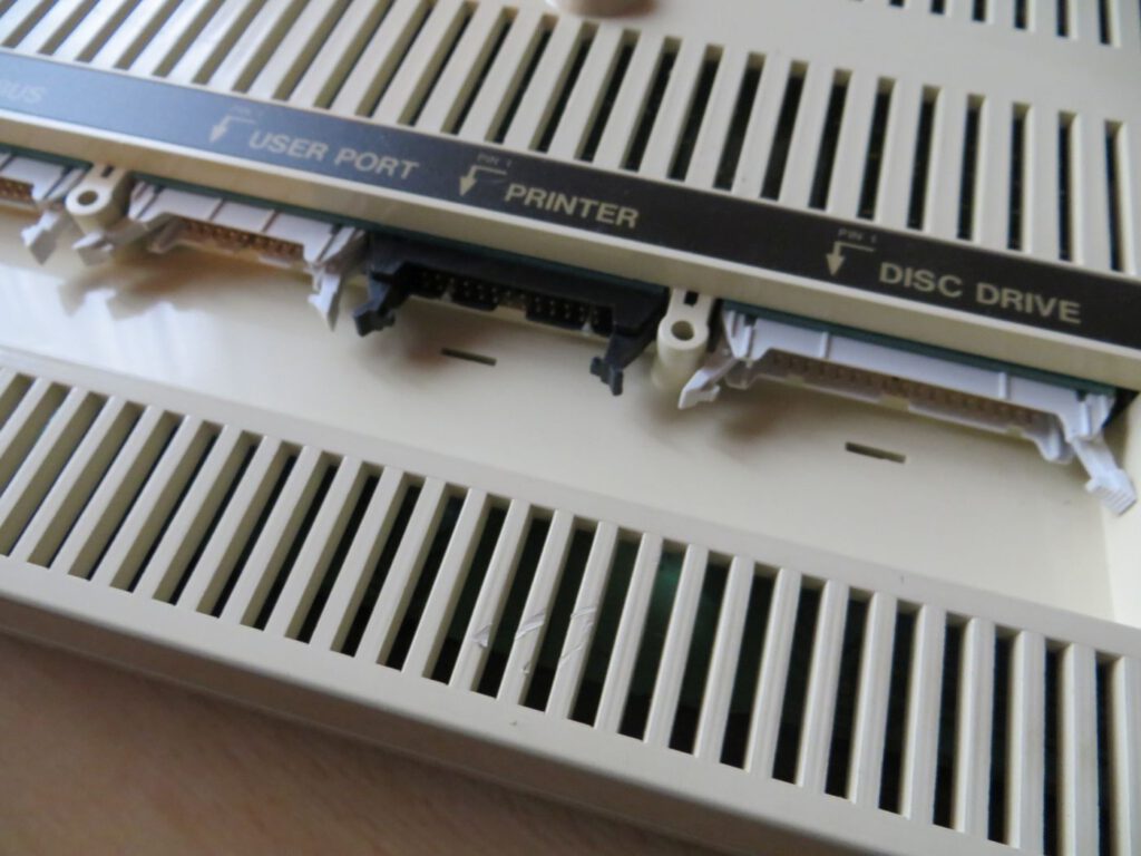 BBC Master 128 - Anschlüsse User Port, Printer, Disc Drive