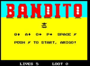 Bandito-Startscreen