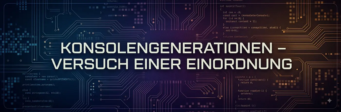 Konsolengenerationen – Versuch einer Einordnung