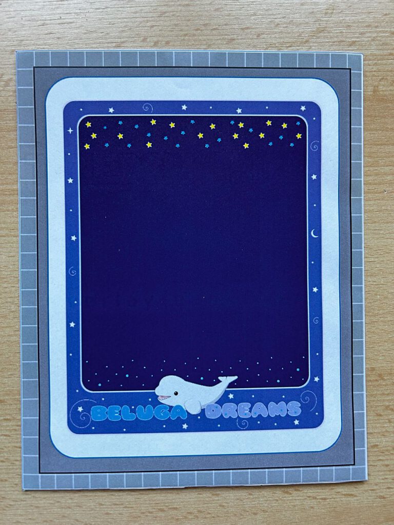 Beluga Dreams - Overlay Schutzhülle Vorderseite