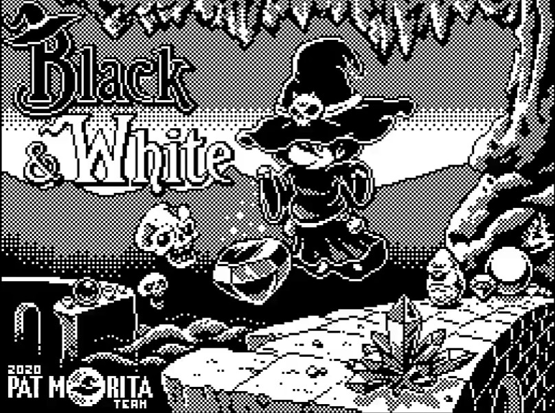 Black & White Ladescreen