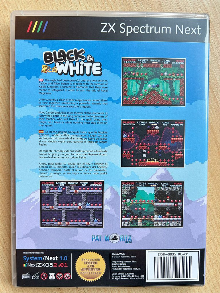 Black & White - Rückseite