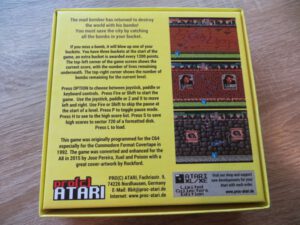 Bomber - Schachtel - Rückseite